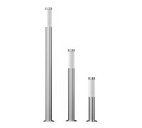vidaXL Lampioni da Terra Moderni in Acciaio Inox (Set da 3)