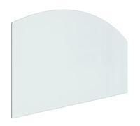 vidaXL Lastra in Vetro per Caminetto 100x60 cm