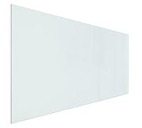 vidaXL Lastra in Vetro per Caminetto Rettangolare 120x60 cm