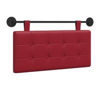 vidaXL Lato anteriore sospeso montato a parete in ecopelle, camera da letto, rettangolare, moderno, testiera montata a parete, design salvaspazio, decorazione elegante, linee semplici e pulite
