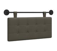 vidaXL Lato anteriore sospeso montato a parete in ecopelle, camera da letto, rettangolare, moderno, testiera montata a parete, design salvaspazio, decorazione elegante, linee semplici e pulite