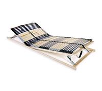 vidaXL Lattenbodem met 42 latten 7 zones 90x200 cm