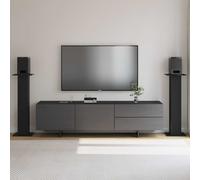 vidaXL Lautsprecherständer 2 pcs Schwarze Eiche 30 x 30 x 95 cm