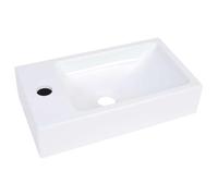 vidaXL Lavabo 400x220x90 mm in SMC Bianco