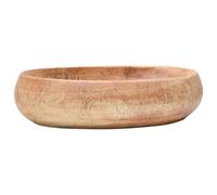 vidaXL Lavabo da Appoggio Marrone Ovale 59x40x15 cm Ceramica