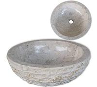 vidaXL Lavabo, Lavandino da bagno Vasca da bagno, Lavabo da bagno Lavabo da bagno Piccolo Lavandino, Lavabo da appoggio, Lavabo da appoggio, Crema di marmo