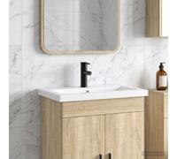 vidaXL Lavabo da bagno Nero Opaco 61 x 40 x 16,5 cm Metallo