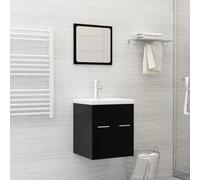 vidaXL Lavabo da Incasso con Rubinetto 42x39x18 cm in Ceramica Bianco