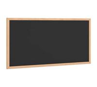 vidaXL Lavagna con Cornice in Legno Massello di Pino Nero 60x30 cm, lavagna, lavagna da cucina, lavagna a gesso per parete, lavagna da cucina