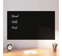 vidaXL Lavagna Magnetica a Parete Nera 100x60 cm Vetro Temperato
