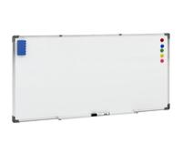 vidaXL Lavagna Magnetica Bianca 110x60 cm in Acciaio