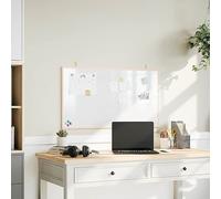 vidaXL Lavagna Bianca Magnetica con Cornice in Legno di Pino 100x55 cm, lavagna magnetica cancellabile a secco, lavagna magnetica, lavagna magnetica per parete