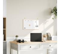 vidaXL Lavagna Bianca Magnetica con Cornice in Legno di Pino 60x40 cm, lavagna magnetica cancellabile a secco, lavagna magnetica, lavagna magnetica per parete