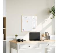 vidaXL Lavagna Bianca Magnetica con Cornice in Legno di Pino 60x55 cm