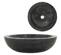 vidaXL Lavandino 40x12 cm in Marmo Nero