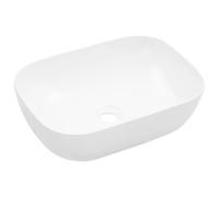 vidaXL Lavandino 45,5x32x13 cm in Ceramica Bianco