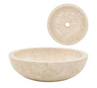 Lavandino 40x12 cm in Marmo Crema