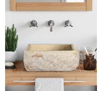 Lavandino Crema 30x30x13 cm in Marmo