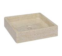 VIDAXL - Lavandino Crema 40x40x10 cm in Marmo