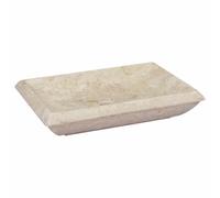 vidaXL Lavandino Crema 50x35x10 cm in Marmo