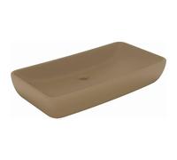 VIDAXL - Lavandino Lusso Rettangolare Crema Opaco 71x38 cm in Ceramica