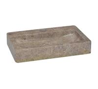 vidaXL Lavello a Parete Grigio 38x24x6,5 cm in Marmo