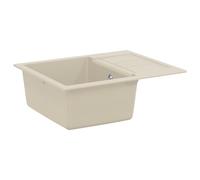 vidaXL Lavello Beige 620 x 500 mm 80% Quarzo e 20% Resina