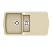 Lavello Da Cucina In Granito Vasca Doppia Beige