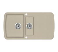 Lavello Da Cucina In Granito Vasca Doppia Beige