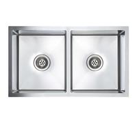 VIDAXL - Lavello Da Cucina Lavorato A Mano Con Filtro In Acciaio Inox