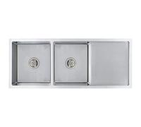 vidaXL Lavello da Cucina Lavorato a Mano Lavandino da Cucina Lavabo Accessori per Cucina Sanitari da Cucina Arredo Cucina con Filtro in Acciaio Inox
