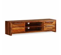 vidaXL Legno di Acacia Mobile Porta TV 120x30x30 cm Madia Mobiletto Consolle