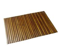 vidaXL Legno di Acacia Stuoia per Bagno 80x50 cm Tappetino Passatoia Zerbino