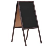 AX Lavagna Bifacciale Cavalletto Bambini 3-4anni Legno Massello 40x60cm + 246430