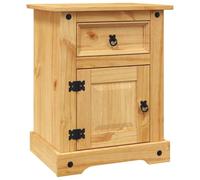 vidaXL Legno di Pino Messicano Comodino Corona Range Armadietto Tavolino Notte