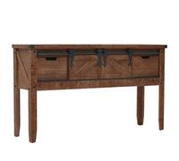 vidaXL Legno Massello Abete Tavolo Consolle Marrone Tavolino Laterale Salotto