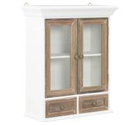 vidaXL Armadietto a Muro Bianco 49x22x59 cm in Legno Multistrato