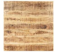 vidaXL Legno Massello di Mango Piano per Tavolo Ripiano Superiore del Tavolo Accessori per Tavolo Elementi di Arredo Mobile 15-16 mm 70x70 cm