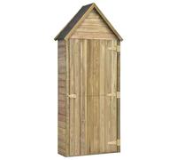vidaXL Capanno da Giardino con Porta 77x28x178 cm in Pino Impregnato