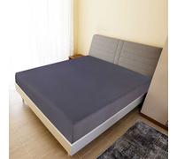 vidaXL Lenzuola con Angoli Jersey 2 pz Antracite 160x200 cm Cotone