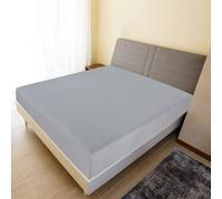 vidaXL Lenzuola con Angoli Jersey 2pz Grigio 160x200 cm Cotone