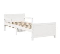 vidaXL Letti Arredo per Camera da Letto in Legno di Pino Stile Tradizionale per Bambini, Design Rettangolare, Casa Solida