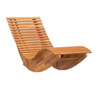 vidaXL Lettino pieghevole regolabile | seduta in legno di teak per esterno resistente ai raggi UV, finitura naturale, ideale per balconi e cortili, sedia per prendere il sole, pieghevole, moderna per