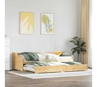 vidaXL Lettino con Rotelle senza Materasso IRUN 90x200 cm