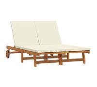 Lettino da sole Marrone 125 x 200 x 84 cm