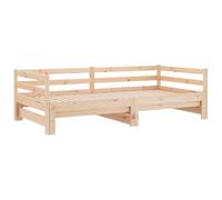 vidaXL Lettino Estraibile Senza Materasso 80x200 cm