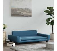 vidaXL Lettino per Cani Blu 100x54x33 cm in Velluto
