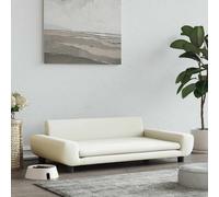 vidaXL Lettino per Cani Crema 100x54x33 cm in Velluto