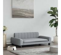 vidaXL Lettino per Cani Grigio Chiaro 90x53x30 cm in Tessuto