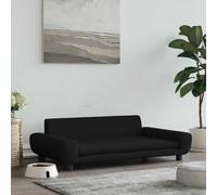 vidaXL Lettino per Cani Nero 100x54x33 cm in Velluto